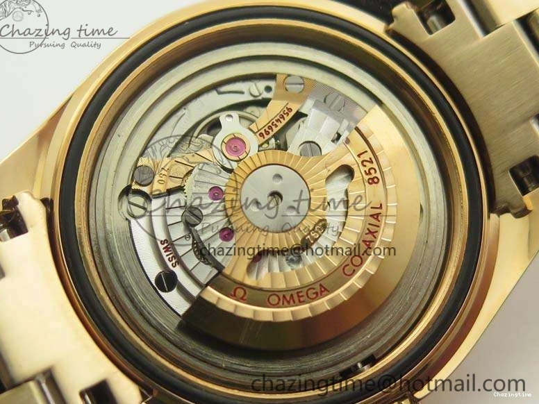 0209 Bright Aqua Terra Ladies 35mm RG V6F Best Edition Brown Dial On RG Bracelet A 8101